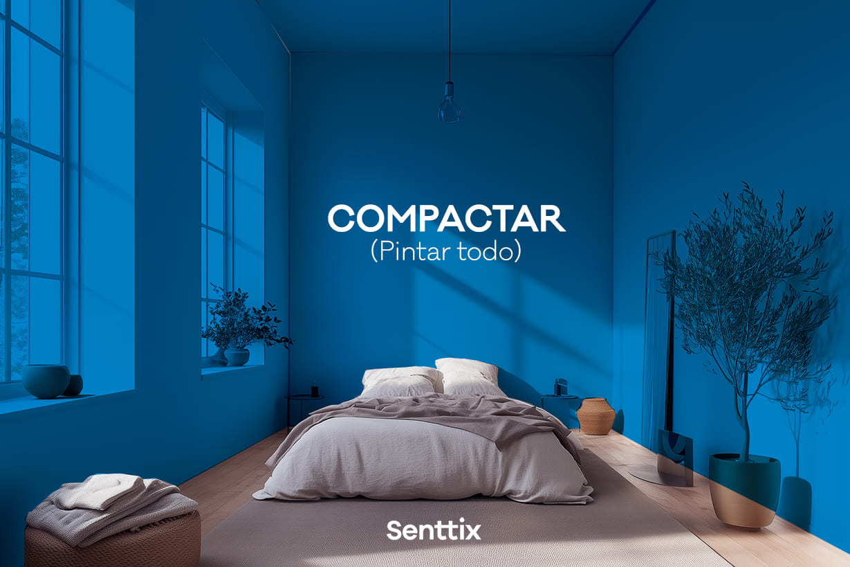 HABITACIÓN CON PAREDES PINTADAS